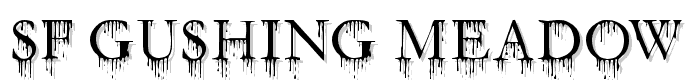 SF Gushing Meadow SC font